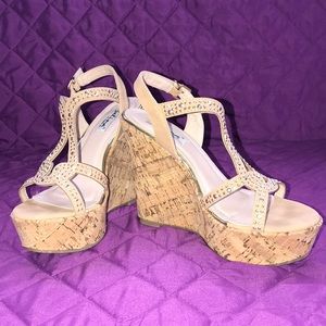 Platform Wedge Sandals size 8